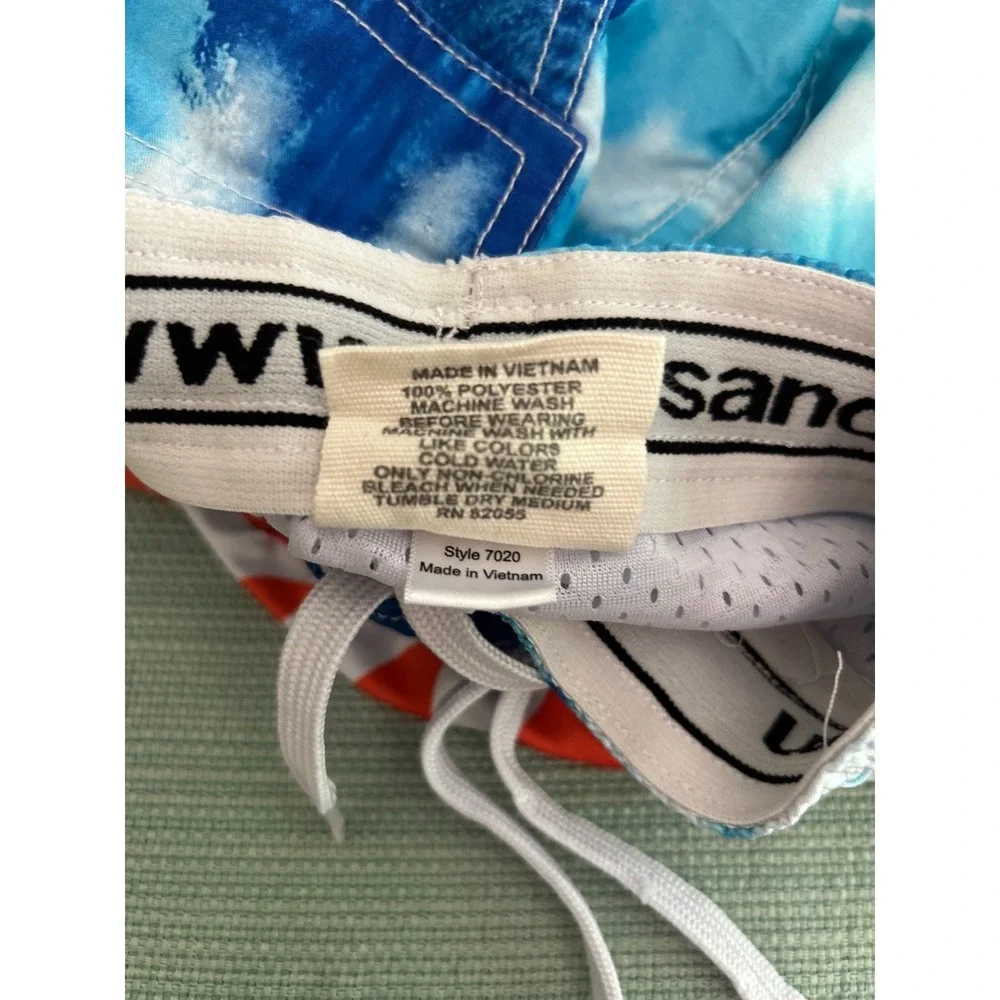 Lot Of 2 Wes Willy Boys 4T Swim Trunk Shorts Beach Surf Sharks EUC